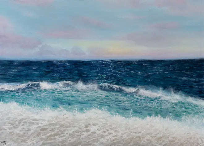 Romantic Beach | 70x50cm Oil Painting