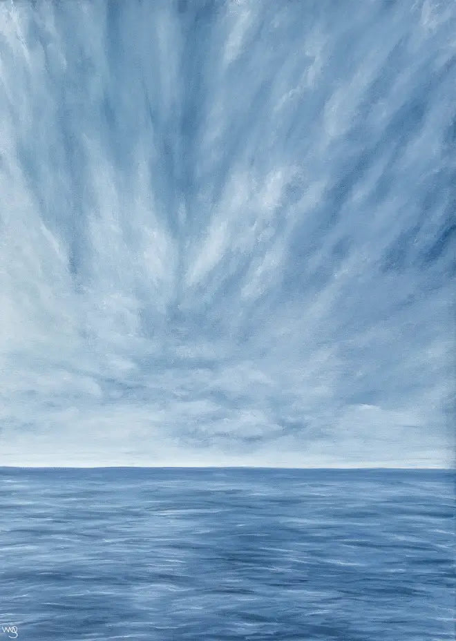 Cloudy Ocean | 50x70cm Oil Painting