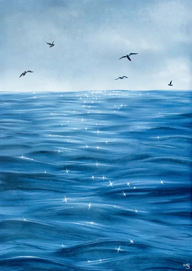 Sparkly Ocean | 50x70cm Oil Painting