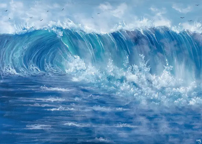Second Wave | 70x50cm Oil Painting