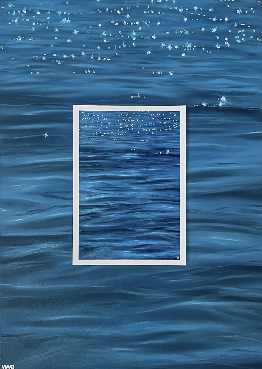 "Sparkly Water" Print