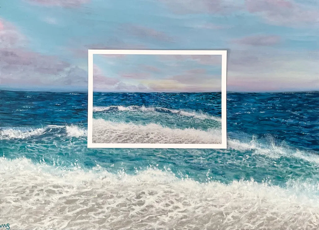 Romantic Beach | 70x50cm Oil Painting