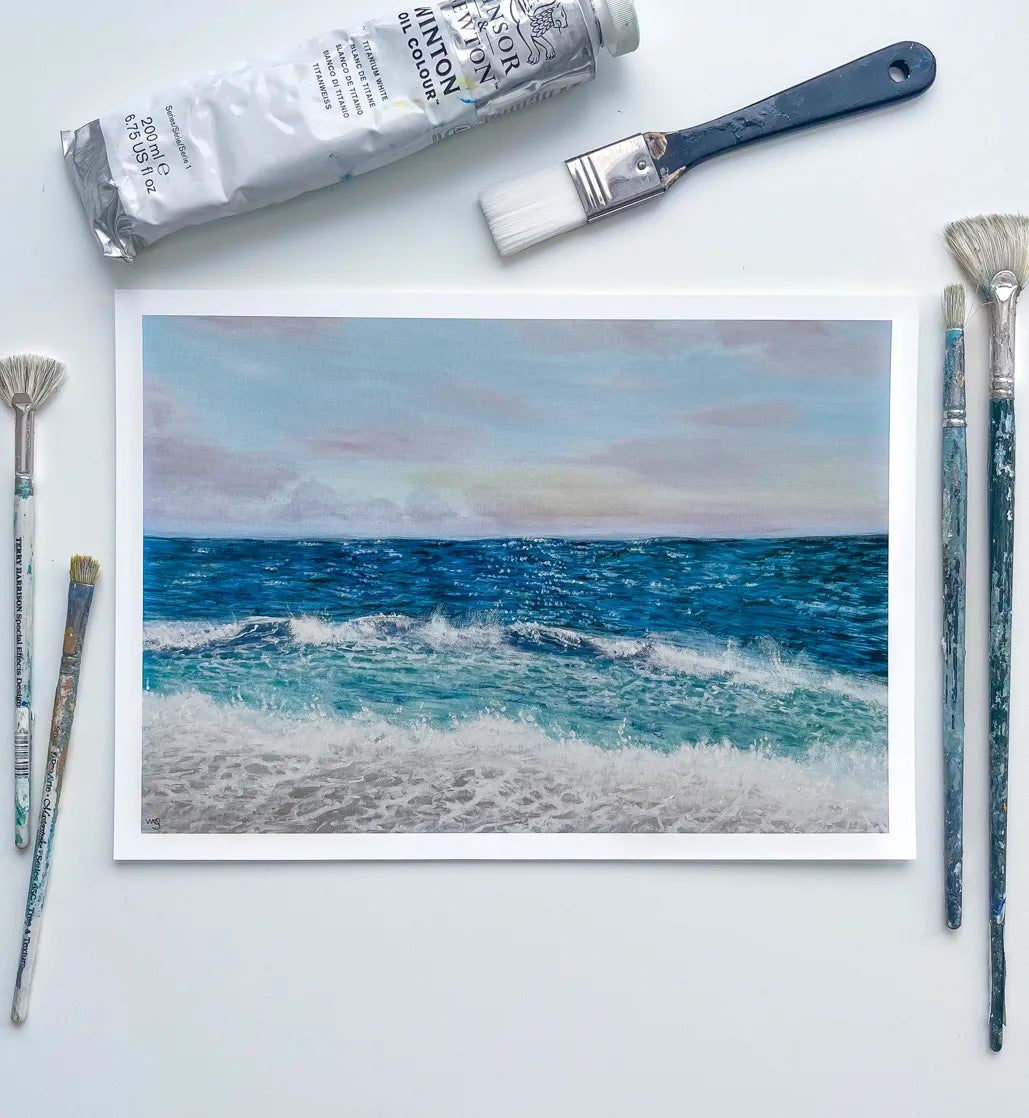 "Romantic Beach" Print