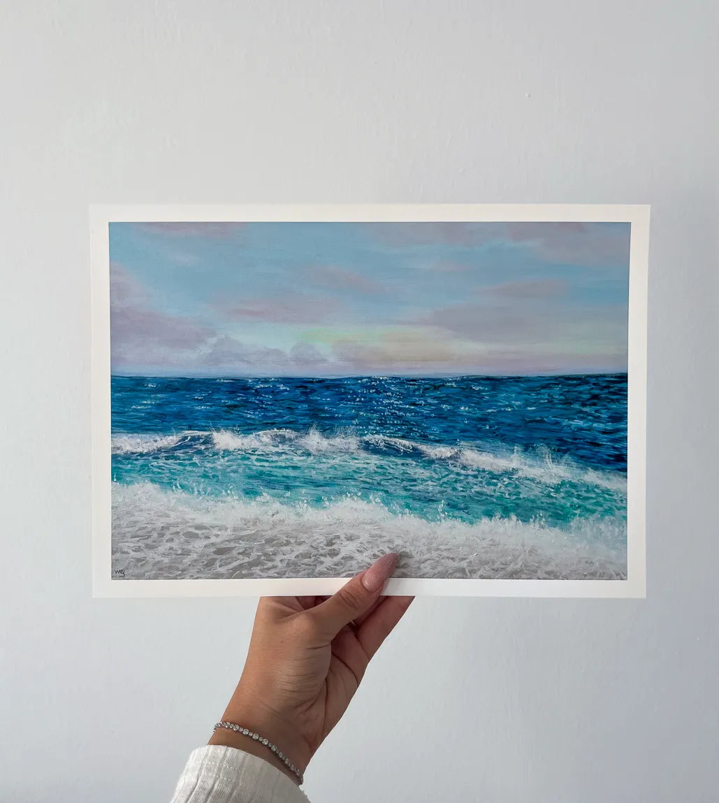 "Romantic Beach" Print