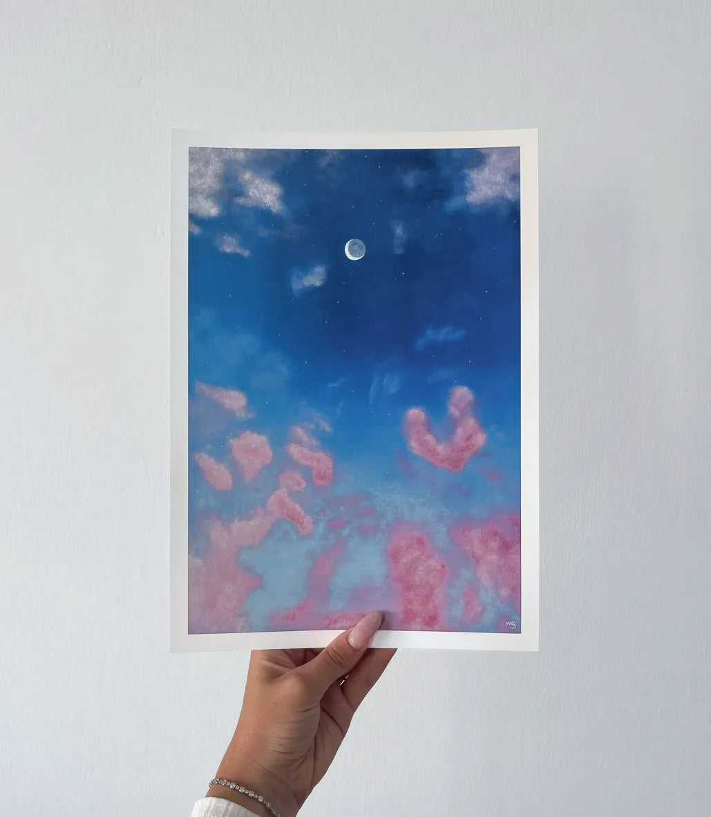 Lovely Nightsky | 50x70cm Oil Painting