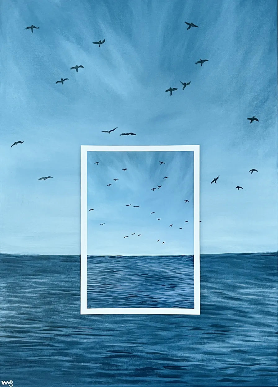 "Birds Ocean" Print
