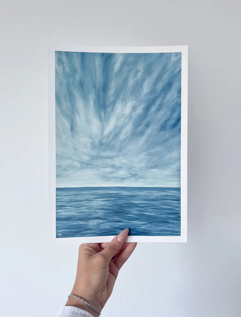 Cloudy Ocean | 50x70cm Oil Painting