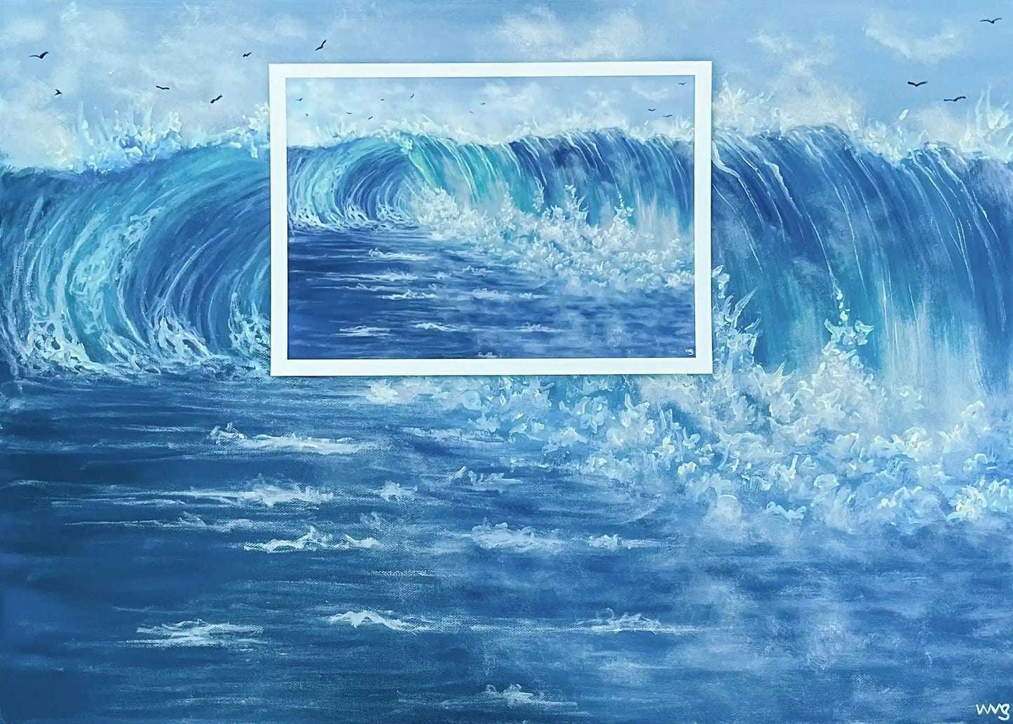 Second Wave | 70x50cm Oil Painting