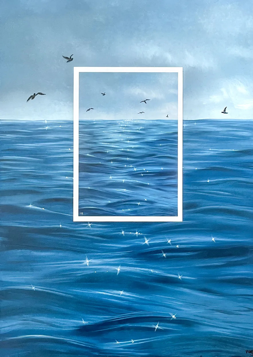 Sparkly Ocean | 50x70cm Oil Painting
