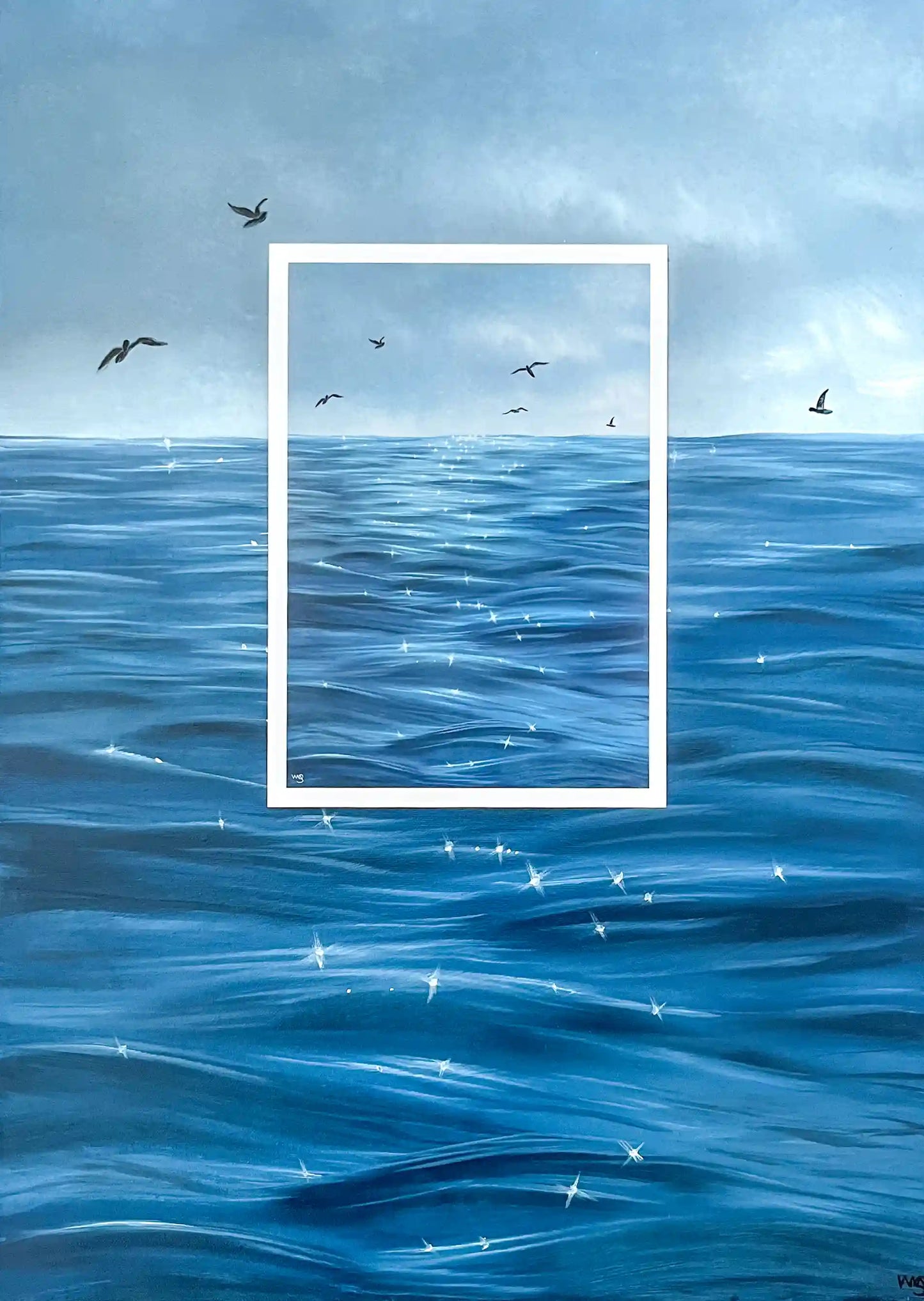 "Sparkly Ocean" Print