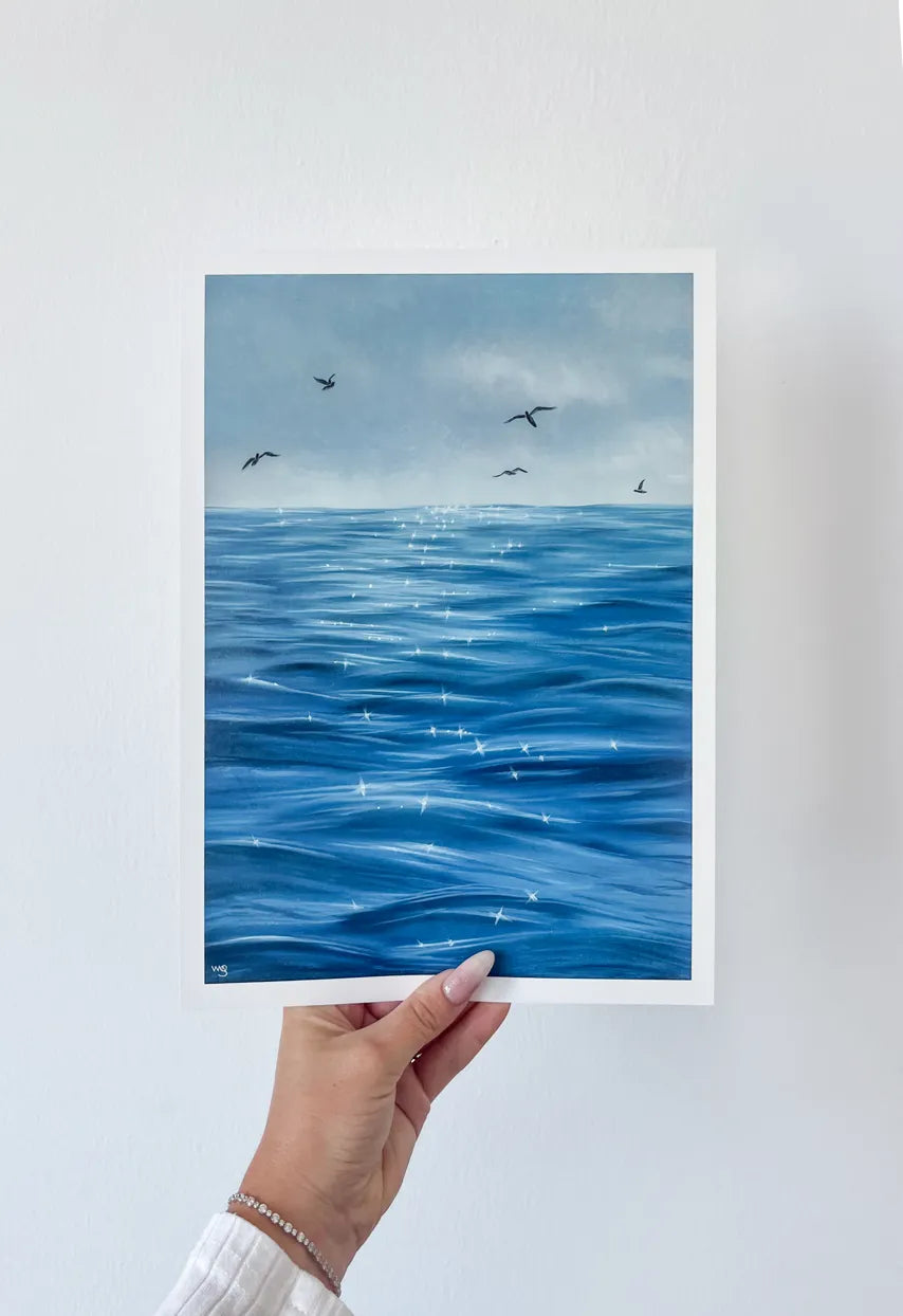 Sparkly Ocean | 50x70cm Oil Painting