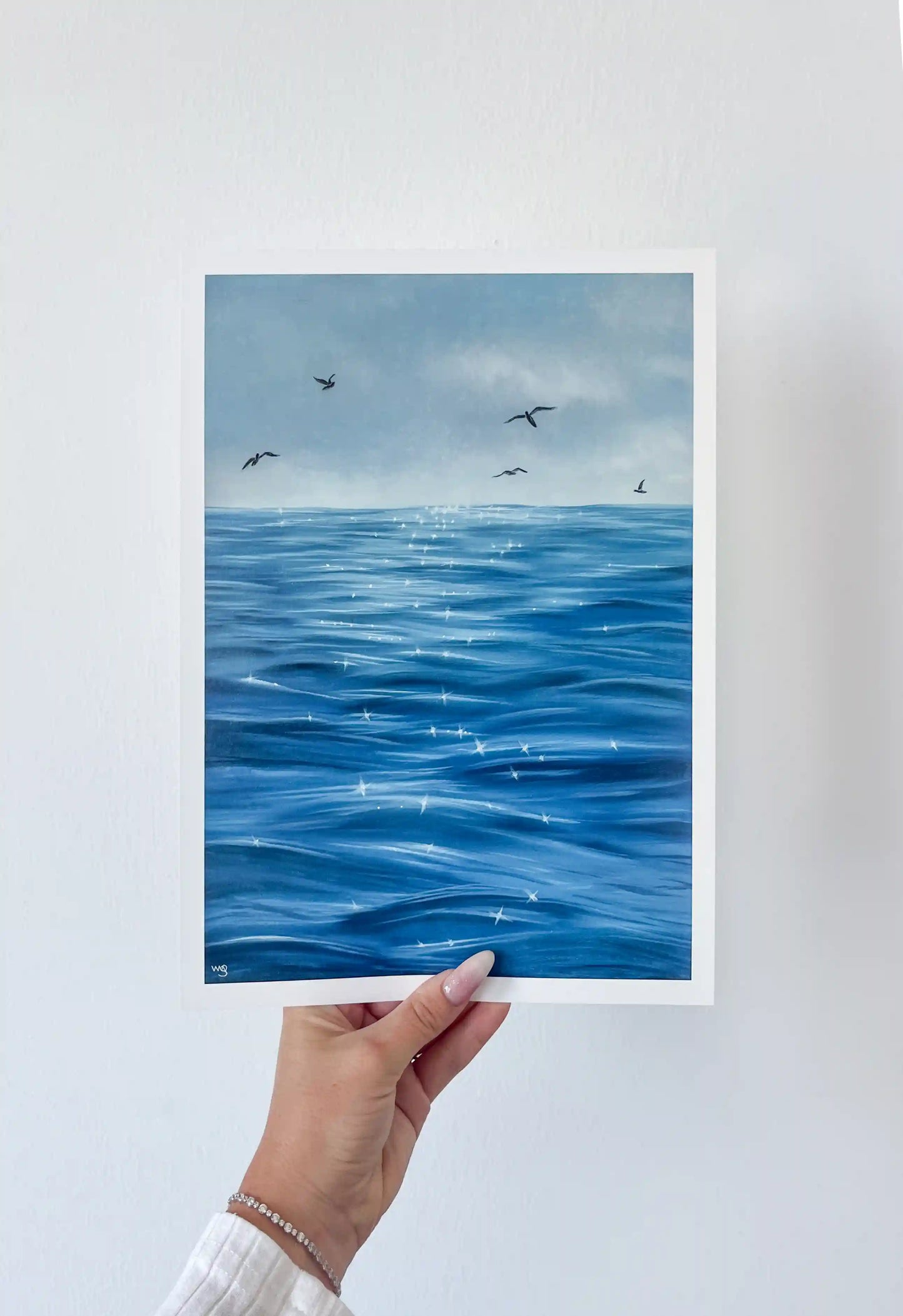 "Sparkly Ocean" Print