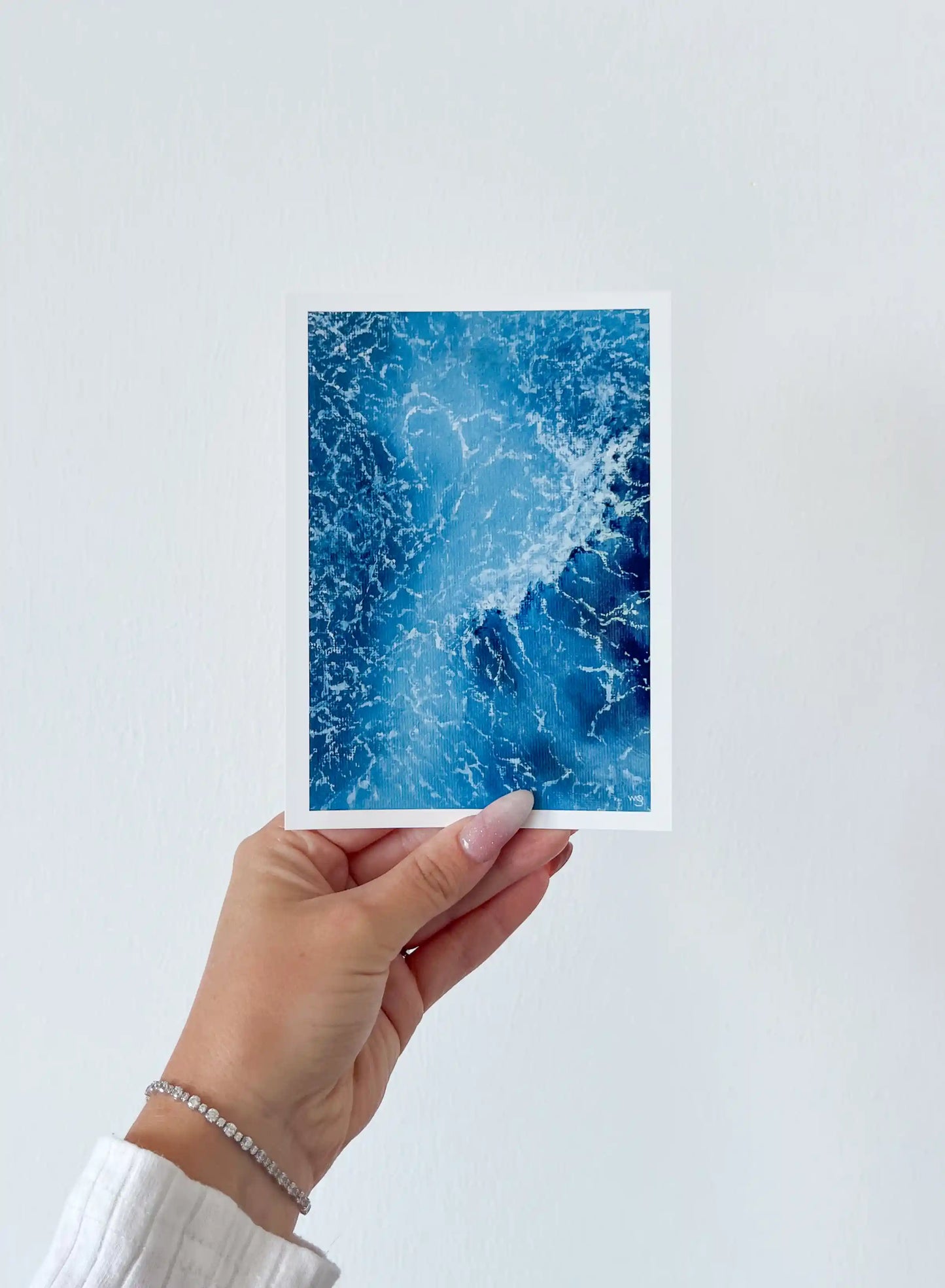 Ocean Eyes | 18x12cm Oil Painting with Mini Easel