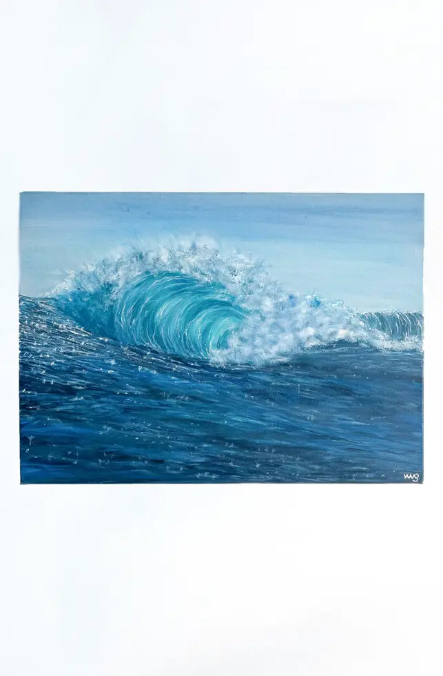 Sparkly Ocean Wave | 70x50cm Oil Painting