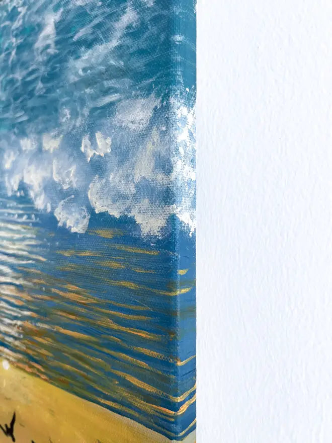 Beach Sunset | 140x50cm Oil Painting
