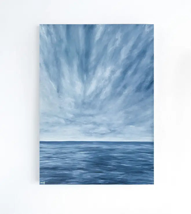 Cloudy Ocean | 50x70cm Oil Painting