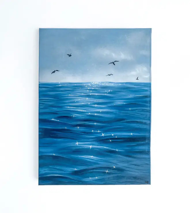 Sparkly Ocean | 50x70cm Oil Painting