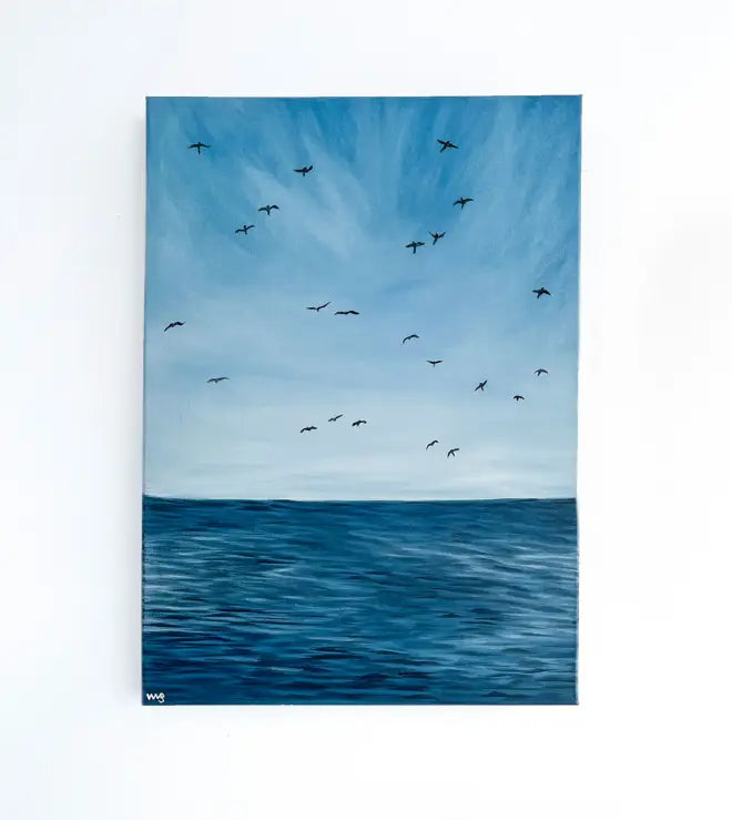 Birds Ocean | 50x70cm Oil Painting