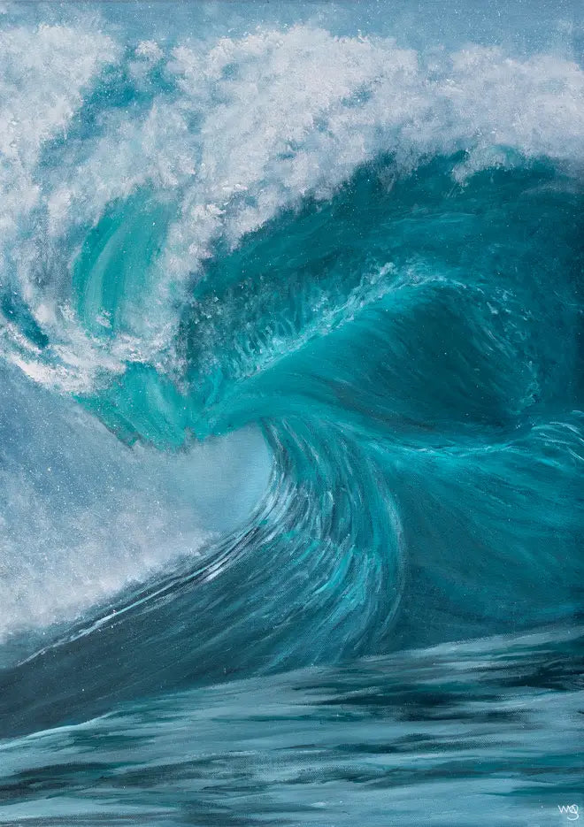 Power of the Ocean | 50x70cm Oil Painting