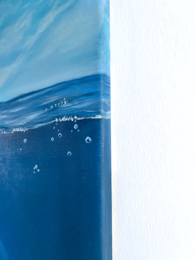 Sunny Underwater | 70x50cm Oil Painting